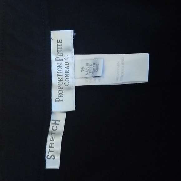 (16) Conrad C Proportional Petite Stretch Fit Trouser Professional Classic - Picture 7 of 10